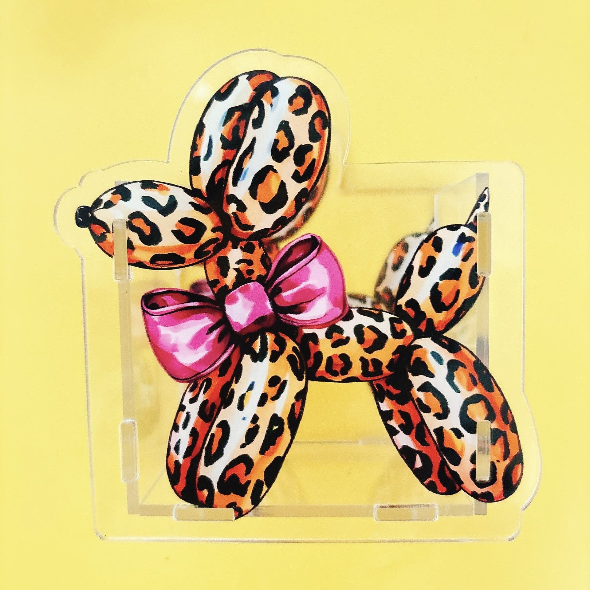 Wholesale New dog acrylic pen holder pencil box stationery storage diy 10cm
